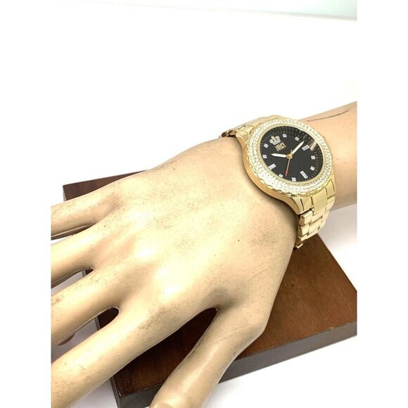 Juicy By Juicy Couture Women\'s Watch JC/5000 Quartz Black Gold Tone Steel 38mm main image 12